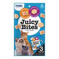 Inaba Juicy Bites Scallop And Crab 3 Pack Pet: Cat Category: Cat Supplies  Size: 0.1kg 
Rich...
