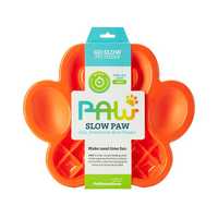 Pet Dreamhouse Paw Slow Feeder Bowl Orange Each Pet: Dog Category: Dog Supplies  Size: 0.4kg 
Rich...