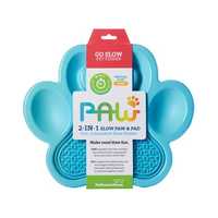 Pet Dreamhouse Paw 2 In 1 Slow Feeder Bowl Lick Pad Combo Blue Each Pet: Dog Category: Dog Supplies ...