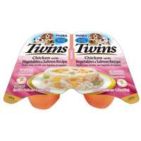 Inaba Twins Chicken With Vegetables And Salmon Recipe 2 Pack Pet: Dog Category: Dog Supplies  Size:...