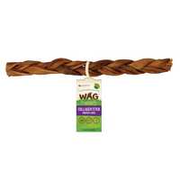 Wag Braided Collagen Stick Dog Treats Large Pet: Dog Category: Dog Supplies  Size: 0.1kg 
Rich...