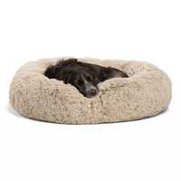 Best Friends By Sheri Donut Shag Bed Taupe Medium Pet: Dog Category: Dog Supplies  Size: 2.4kg Colour:...