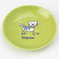 Petrageous Silly Kitty Saucer Lime Green 12cm Pet: Cat Category: Cat Supplies  Size: 0.2kg Material:...