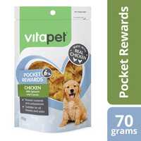 Vitapet Trainers Chicken And Vegetable Bone Dog Treat 70g Pet: Dog Category: Dog Supplies  Size: 0.1kg...