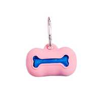 Gummi Silicone Poo Bag Holder Pink Each Pet: Dog Category: Dog Supplies  Size: 0.1kg Colour: Pink...