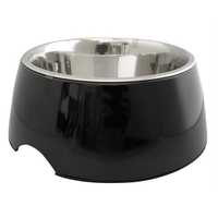 Loving Pets Retro Bowl Midnight Black Small Pet: Dog Category: Dog Supplies  Size: 0.2kg Colour: Black...