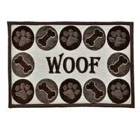 Loving Pets Woof Chenille Fashion Mat Each Pet: Dog Category: Dog Supplies  Size: 0.2kg 
Rich...