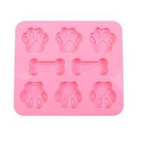 Doggytopia Paws And Bones Silicone Mould Each Pet: Dog Category: Dog Supplies  Size: 0.1kg Material:...