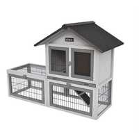 M Pets Caen Wooden Small Animal Hutch Each Pet: Small Pet Category: Small Animal Supplies  Size: 16.6kg...