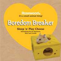 Rosewood Sleep N Play Cheese Each Pet: Small Pet Category: Small Animal Supplies  Size: 0.1kg 
Rich...
