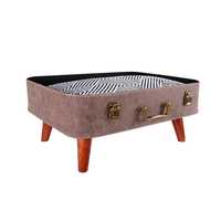 Ibiyaya Vintage Retro Suitcase Pet Bed Brown Each Pet: Dog Category: Dog Supplies  Size: 3.8kg Colour:...