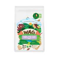 Wag Pig Ear Multipack 10pk Dog Treats Small Pet: Dog Category: Dog Supplies  Size: 0.2kg 
Rich...