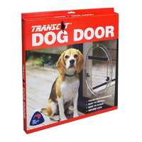 Transcat Pet Door For Cats And Dogs Large For Glass Each Pet: Cat Category: Cat Supplies  Size: 1.2kg...