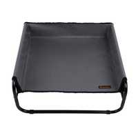 Charlies Pet High Walled Outdoor Trampoline Pet Bed Cot Grey Medium Pet: Dog Category: Dog Supplies ...