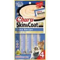 Inaba Churu Skin And Coat Tuna Recipe 4 Pack Pet: Cat Category: Cat Supplies  Size: 0.1kg 
Rich...