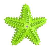 Doggytopia Enrichment Starfish Squeaker Dog Toy Green Each Pet: Dog Category: Dog Supplies  Size: 0.1kg...