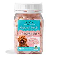 The Pet Project Strawberry Yoghurt Drops Dog Treats 250g Pet: Dog Category: Dog Supplies  Size: 0.3kg...