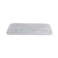Lulu And Boo Crate Dog Mat Faux Fur Grey X Large Pet: Dog Category: Dog Supplies  Size: 1.1kg Colour:...