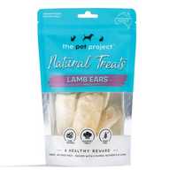 The Pet Project Lamb Ears Dog Treats 4 Pack Pet: Dog Category: Dog Supplies  Size: 0kg 
Rich...