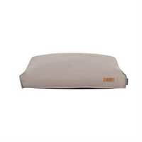 Lulu And Boo Siena Removable Cover Pillow Bed Taupe Large Pet: Dog Category: Dog Supplies  Size: 4.6kg...