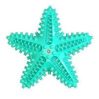 Doggytopia Enrichment Starfish Squeaker Dog Toy Aqua Each Pet: Dog Category: Dog Supplies  Size: 0.1kg...