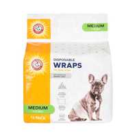Arm And Hammer Male Wraps 12 Pack Medium Pet: Dog Category: Dog Supplies  Size: 0.2kg 
Rich...