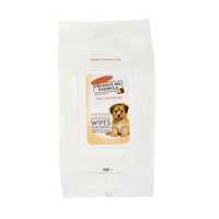 Palmers For Pets Puppy Wipes For Dogs With Cocoa Butter 100 Pack Pet: Dog Category: Dog Supplies  Size:...