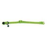 Scream Reflective Adjustable Nylon Cat Collar Loud Green Each Pet: Cat Category: Cat Supplies  Size:...