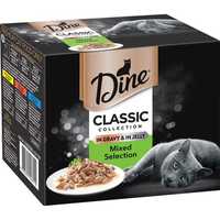 Dine Multipack Classic Collection In Jelly And In Gravy Mixed Selection Wet Cat Food Pouches 12 Pack...