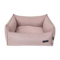 La Doggie Vita Como Linen Look High Side Bed With Removable Parts Pink Medium Pet: Dog Category: Dog...