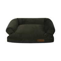 Charlies Pet Corduroy Sofa Bed Green Small Pet: Dog Category: Dog Supplies  Size: 2.2kg Colour: Green...