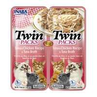 Inaba Twin Packs Tuna With Chicken In Tuna Broth 2 Pack Pet: Cat Category: Cat Supplies  Size: 0.1kg...