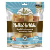 Nothing To Hide Beef Flip Chips Rawhide Alternative Premium Dog Chews 8 Pack Pet: Dog Category: Dog...