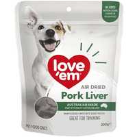 Love Em Air Dried Pork Liver 800g Pet: Dog Category: Dog Supplies  Size: 0.9kg 
Rich Description: Show...