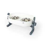 Afp Lifestyle 4 Pet 3 In 1 Elevated Double Dinner Small Pet: Dog Category: Dog Supplies  Size: 1kg...