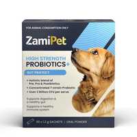 Zamipet Dog High Strength Probiotics Plus Gut Protect 30 X 1.2g Pet: Dog Category: Dog Supplies  Size:...