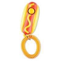 Brightkins Smarty Pooch Training Clicker Hot Dog Each Pet: Dog Category: Dog Supplies  Size: 0.1kg...