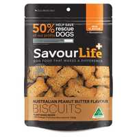 Savourlife Peanut Butter Flavour Biscuits 1kg Pet: Dog Category: Dog Supplies  Size: 1kg 
Rich...