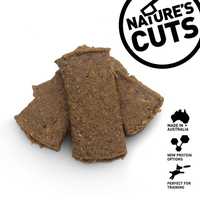 Natures Cuts Salmon Chews 300g Pet: Dog Category: Dog Supplies  Size: 0.3kg 
Rich Description: Natures...