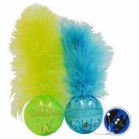 Scream Cat Toy Lattice Ball Green Blue Each Pet: Cat Category: Cat Supplies  Size: 0kg 
Rich...