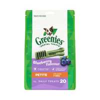 Greenies Blueberry Flavour Petite Dog Dental Treats 20 Chews Pet: Dog Category: Dog Supplies  Size:...