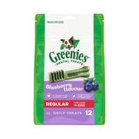 Greenies Blueberry Flavour Regular Dog Dental Treats 12 Chews Pet: Dog Category: Dog Supplies  Size:...