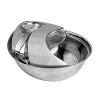 Pioneer Stainless Steel Pet Fountain Raindrop Each Pet: Dog Category: Dog Supplies  Size: 0.9kg...