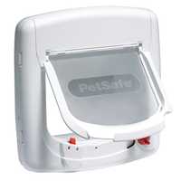 Petsafe Staywell Pet Door Deluxe Magnetic White Each Pet: Dog Category: Dog Supplies  Size: 0.8kg...