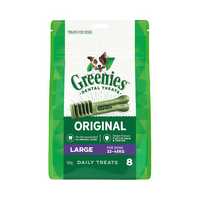 Greenies Original Large Dog Dental Treats 12 Chews Pet: Dog Category: Dog Supplies  Size: 0.6kg 
Rich...