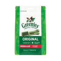 Greenies Original Regular Dog Dental Treats 18 Chews Pet: Dog Category: Dog Supplies  Size: 0.5kg 
Rich...