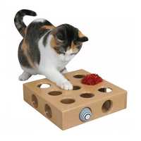 Smartcat Peek And Play Toy Box Each Pet: Cat Category: Cat Supplies  Size: 0.9kg Colour: Brown 
Rich...
