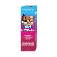 Troy Chloromide Spray 500ml Pet: Dog Category: Dog Supplies  Size: 0.5kg 
Rich Description: Troy...
