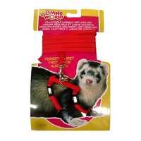 Living World Ferret Harness Lead Set Red Each Pet: Small Pet Category: Small Animal Supplies  Size:...