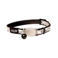 Rogz Reflectocat Collar Safeloc Black 11mm Pet: Cat Category: Cat Supplies  Size: 0kg Colour: Black...